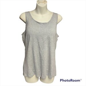 Gray tank top size XXL bra sewn into it